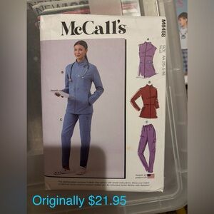 McCall's Women's Scrub Pants and Scrub Jacket Sewing Pattern